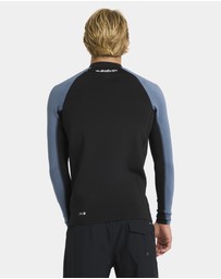 Quiksilver - Mens Everyday Heat Panel Long Sleeve Rash Vest