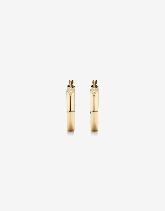 Michael Hill - 20mm Round Hoop Earrings in 10kt Yellow Gold