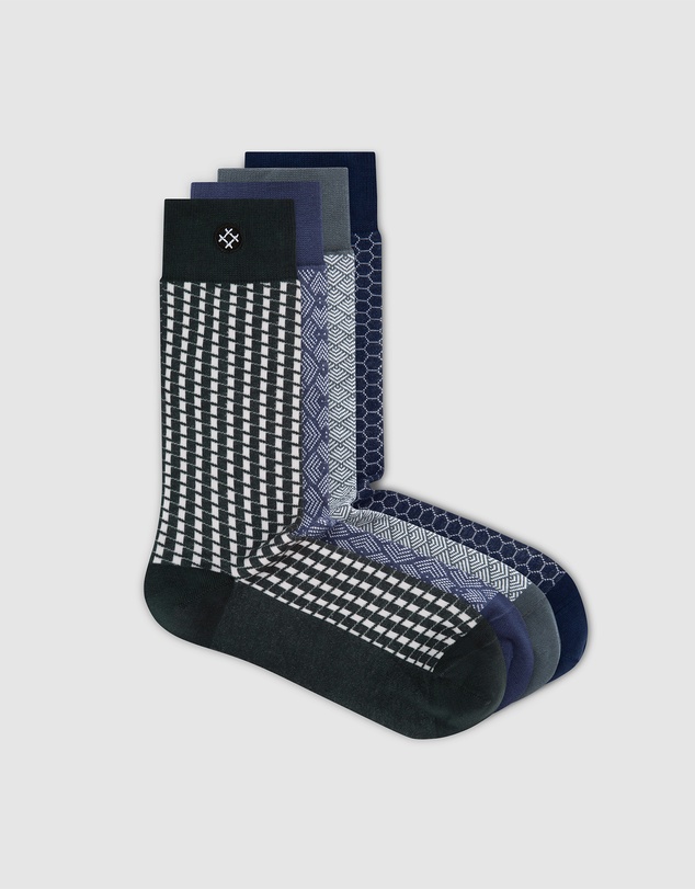 Sockdaily - Canyon 4 Pack Crew Socks