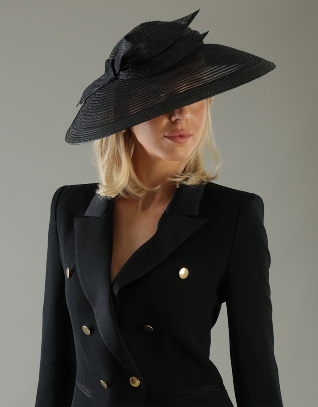 Morgan & Taylor - Josephine Fascinator in Black