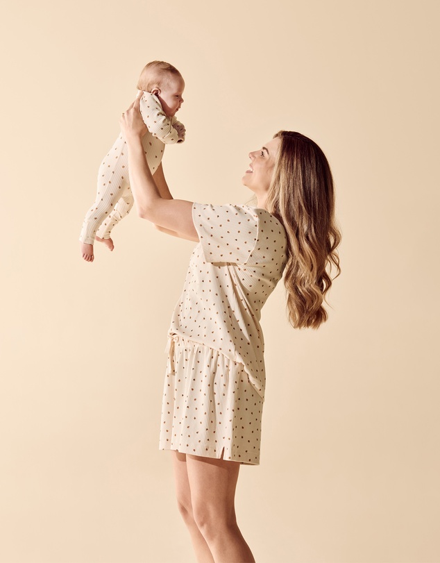 Wilson & Frenchy - Little Lady Bugs Organic Zipsuit With Feet - Babies
