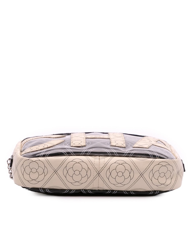 Pre-Loved by Azura Reborn - Pre-Loved Coated Canvas Camellia Logo Camera Bag