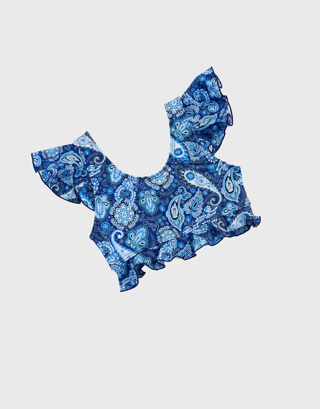 Aqua Blu Kids - Laurel Frill Bikini Set - Kids