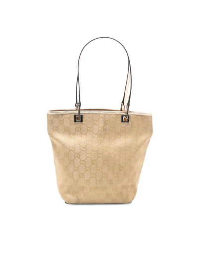 Gucci - Pre-Loved GG Canvas Tote