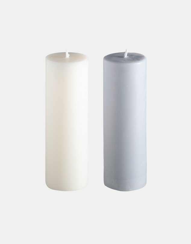 porter green - escc medium pillar candle soy-blend unscented candles