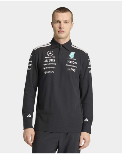 adidas Performance - MERCEDES - AMG PETRONAS FORMULA 1 TEAM ENGINEERS POLO LONGSLEEVE Mens