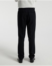 Calibre - Tab Detail Wool Pants Black