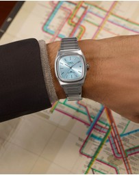 TIMEX - Timex® Automatic 1983 E Line 34mm Stainless Steel Expansion Band Watch