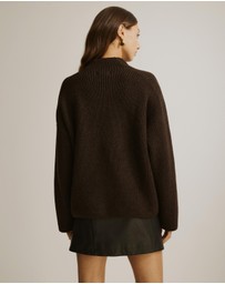 Atmos&Here - Marnie Mock Neck Knit Jumper