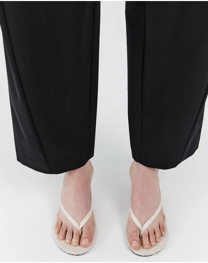 St. Agni - Woven Thong Heels