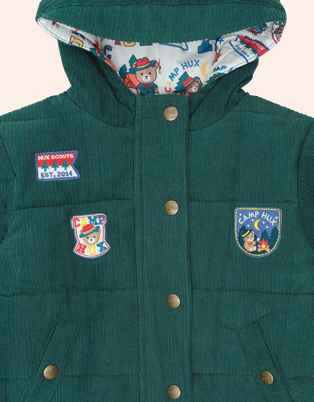 Huxbaby - Camp Hux Cord Puffer Jacket - Babies