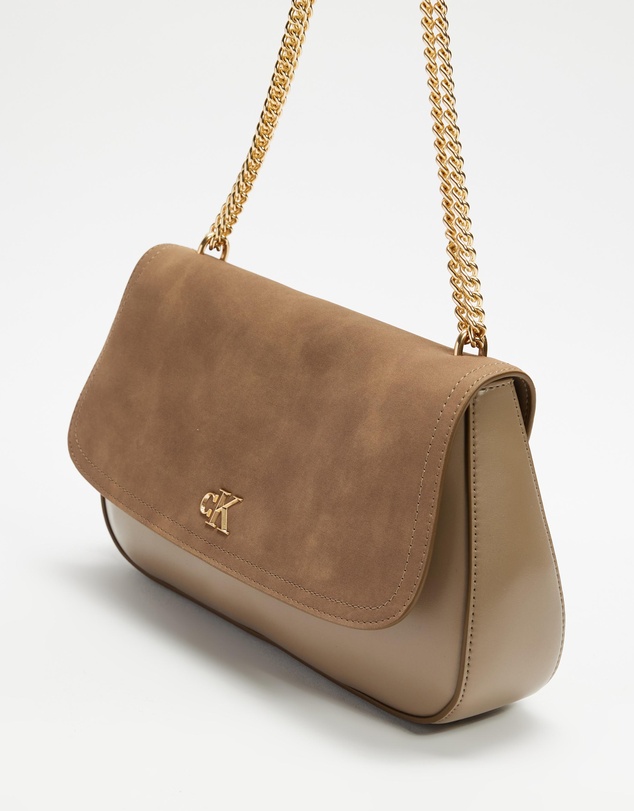Calvin Klein - Convertible Chain Brushed Medium Bag