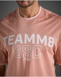 TEAMM8 - S.S.C. Fraternity Drop Sleeve Crop Tee