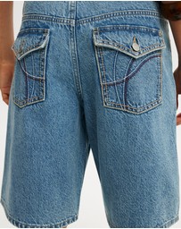 Cotton On - Baggy Denim Shorts