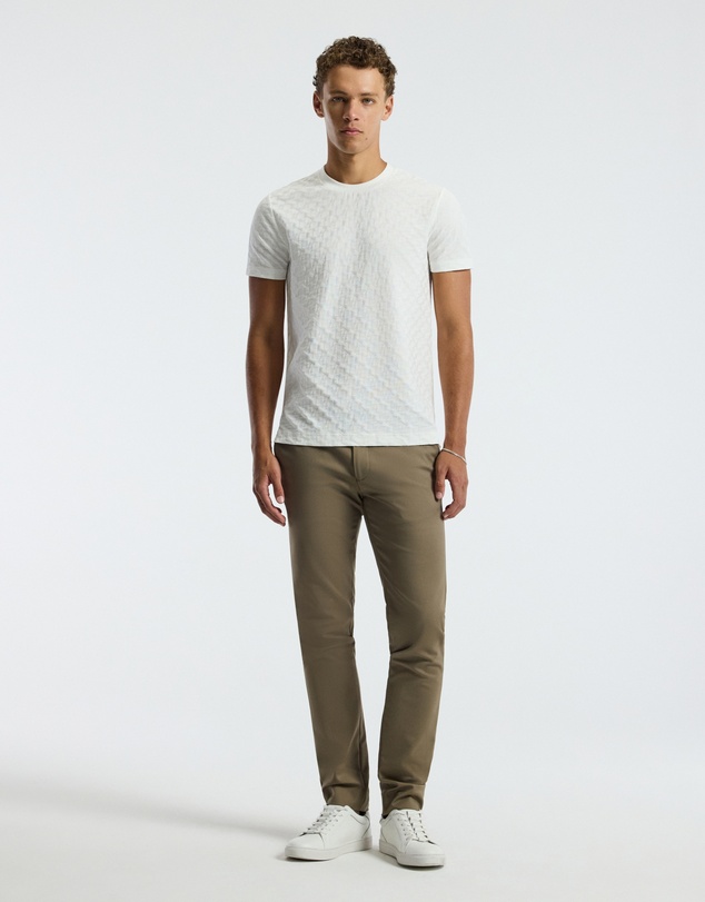 Calibre - Monogram Jacquard T-shirt White