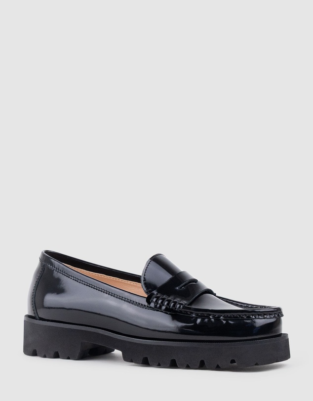 Edward Meller - HENDRIX Penny Loafer on Chunky Sole