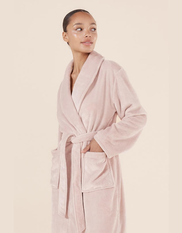 Gingerlilly - Imogin Pink Plush Robe