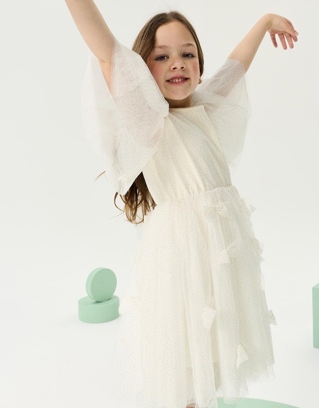 Rock Your Kid - Christmas Bow Bow Dress - Kids