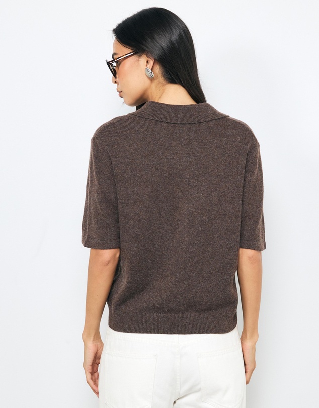 AERE - Aimee Relaxed Fit Knit Polo