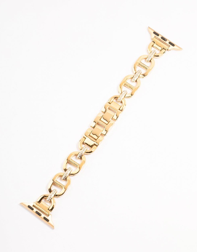Lovisa - Gold Diamante Vintage Watch Strap 38/40/41