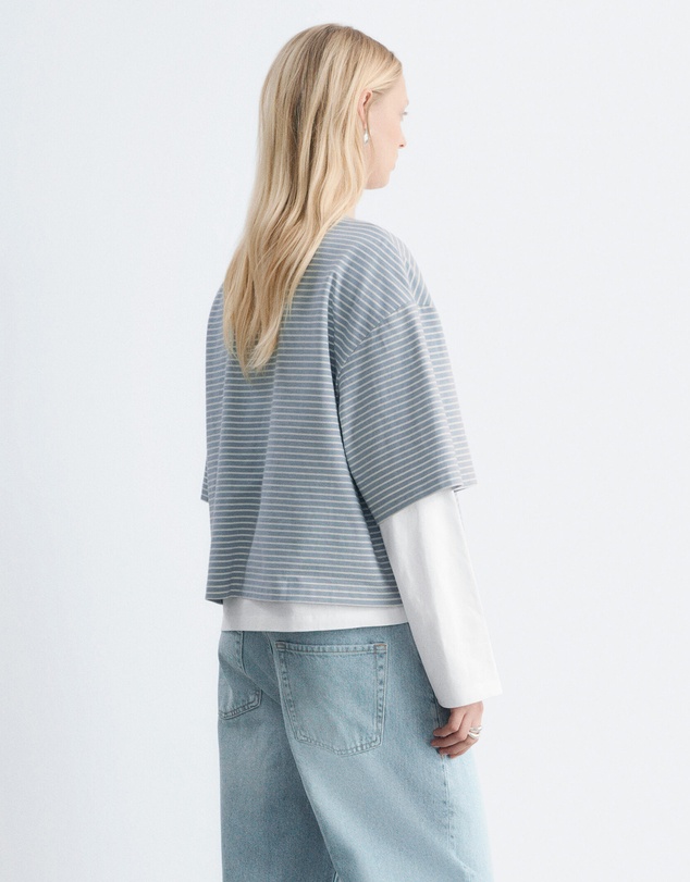 & Other Stories - Oversized Striped Cotton T-Shirt