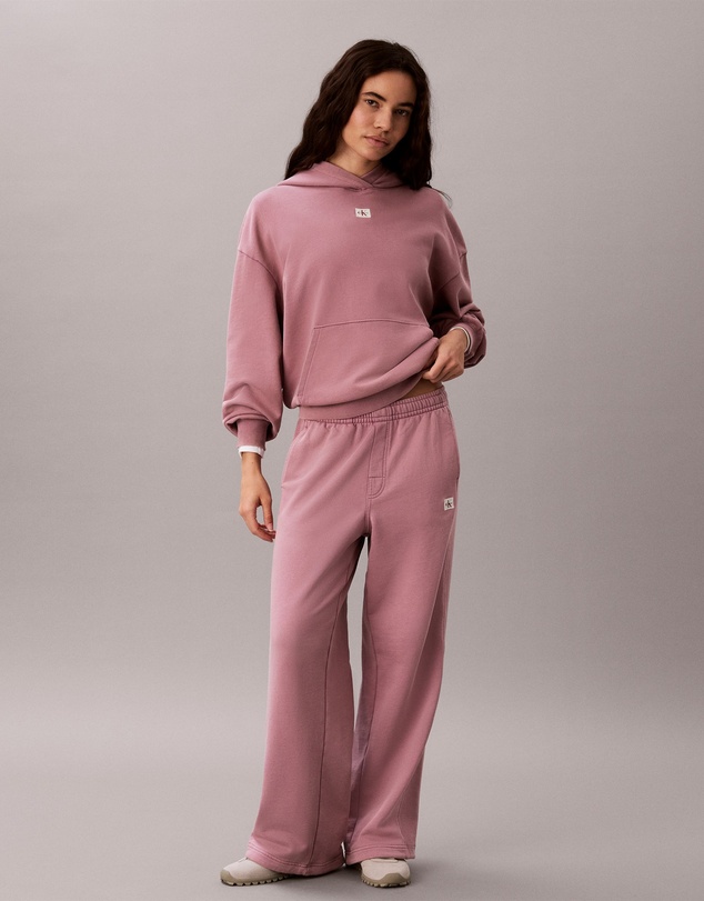 Calvin Klein Jeans - Woven Monologo Terry Pullover Hoodie
