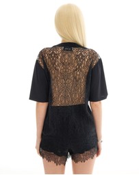 THE TALES - Lace Back Tee