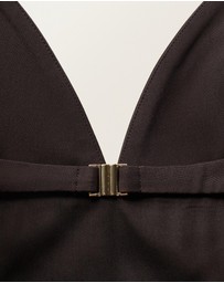 M.N.G - Blues Open Back Ruffle Top