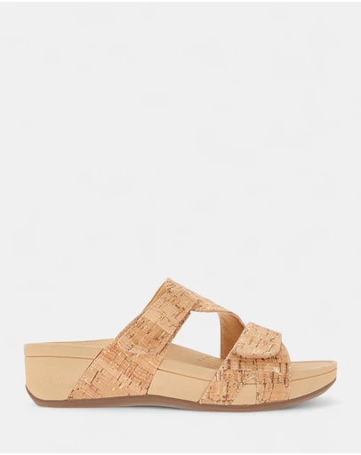 Vionic - Kyla Platform Sandal - Gold Cork
