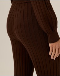 Tussah - Willow Ribbed Knit Wide Leg Pants