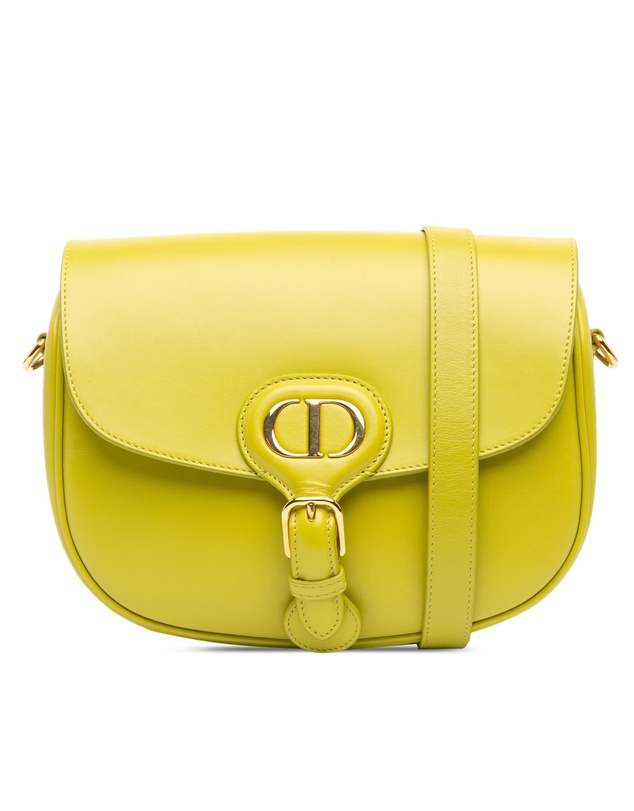 Pre-Loved by Azura Reborn - Pre-Loved dior Pre-owned Dior Caro Saddle Bag Lime