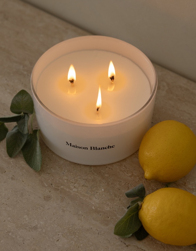 Maison Blanche - 011 Lemon Verbena & Sage - Deluxe Candle