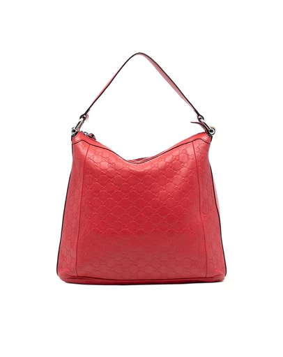 Pre-Loved by Azura Reborn - Pre-Loved Guccissima Bamboo D Ring Hobo