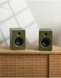 Victrola - Victrola Tempo Bookshelf Speakers - Green