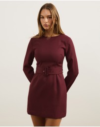 Atmos&Here - Pia Tailored Belted Mini Dress
