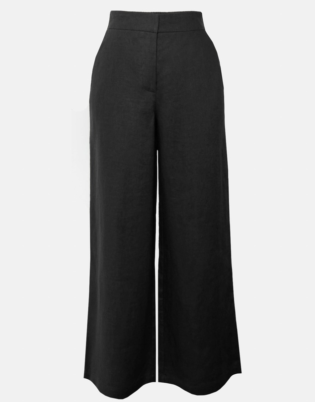 Forcast - Ami Linen Elastic Back Pants