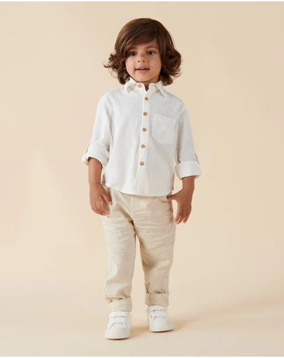 Designer Kidz - Archie L/S Button Shirt