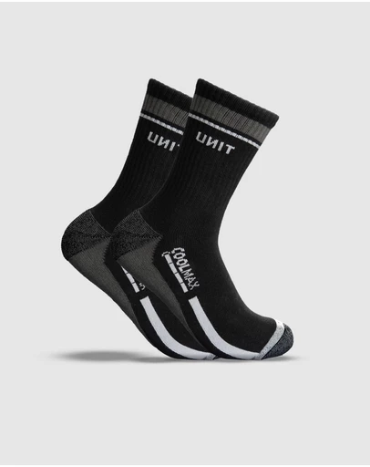 UNIT - UNIT Coolmax Crew Men's Socks (2 Pack)