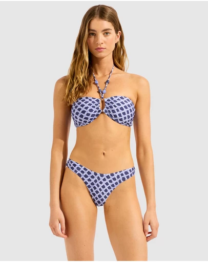 Seafolly - Marseille Scoop High Cut Rio Bikini Bottom