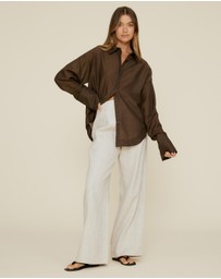 The Fated - Kim Semi Sheer Shirt
