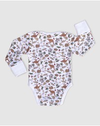 B Free Intimate Apparel - 100% Organic Long Sleeve Bodysuit - Baby & Toddler