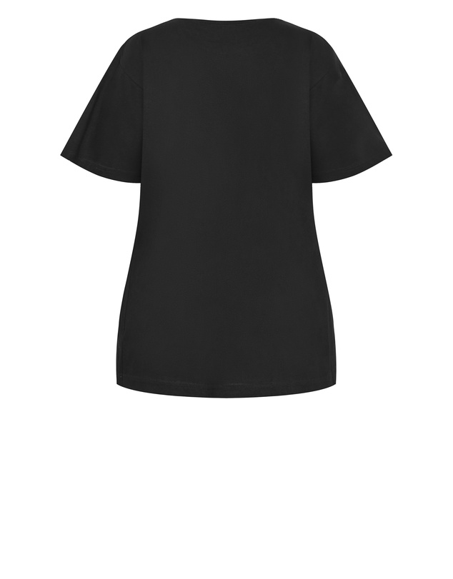City Chic - Oversized NY Tee