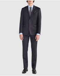 Van Heusen - Wool Tonal Glen Check Suit Jacket