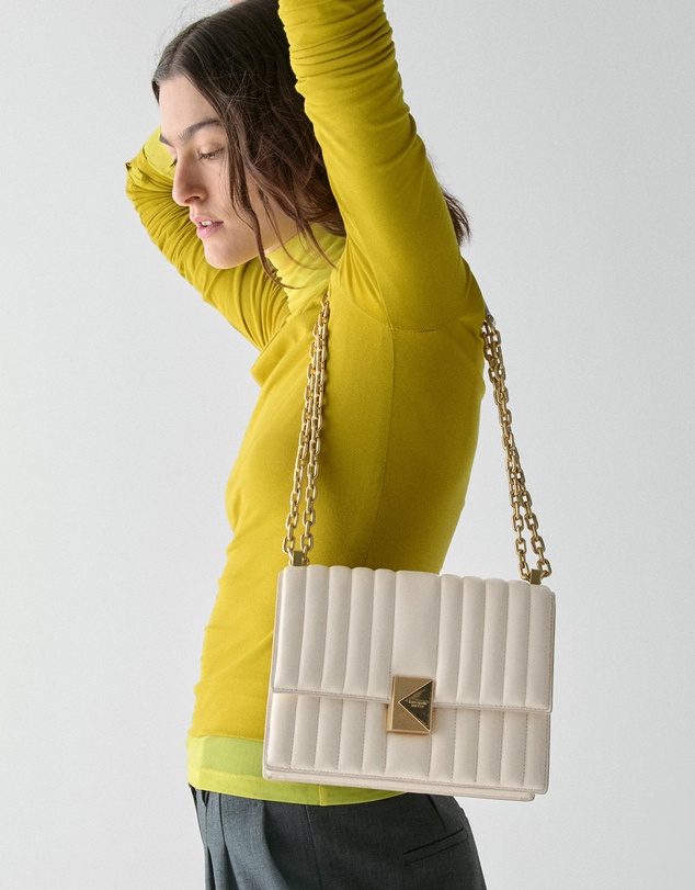 Kate Spade - Deco Quilted Leather Chain Shoulder Bag