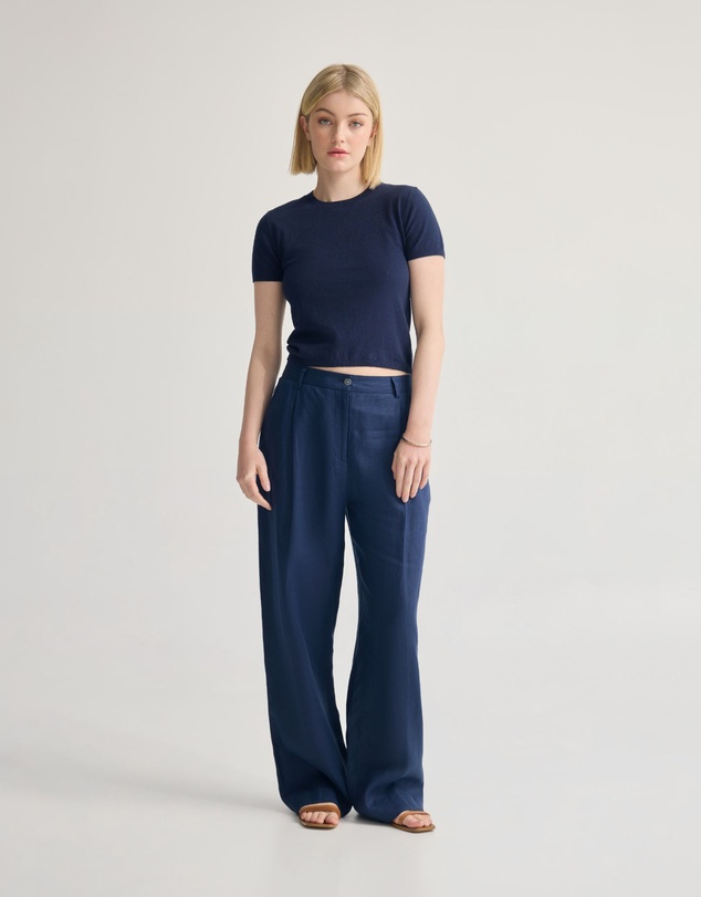 Oxford - Olivia Crop Cashmere Knit