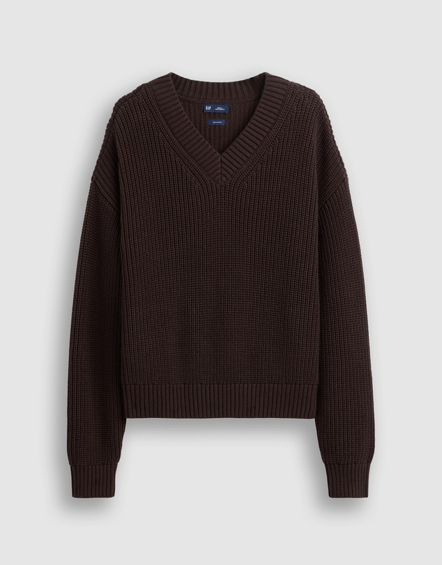 GAP - Cotton Shaker V Neck PO