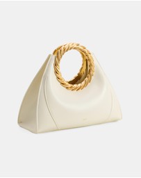 JW PEI - Amiya Leaf Handle Sculpture Bag