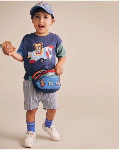 Huxbaby - Classic Stripe Chino Shorts - Babies-Teens