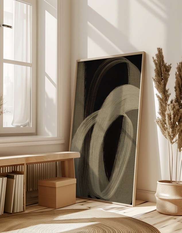 Olive et Oriel - Wildstrokes No3 by Treechild Art Print