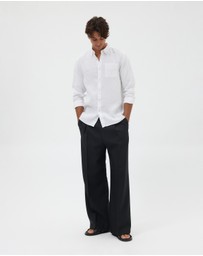 AERE - Linen Oxford Shirt